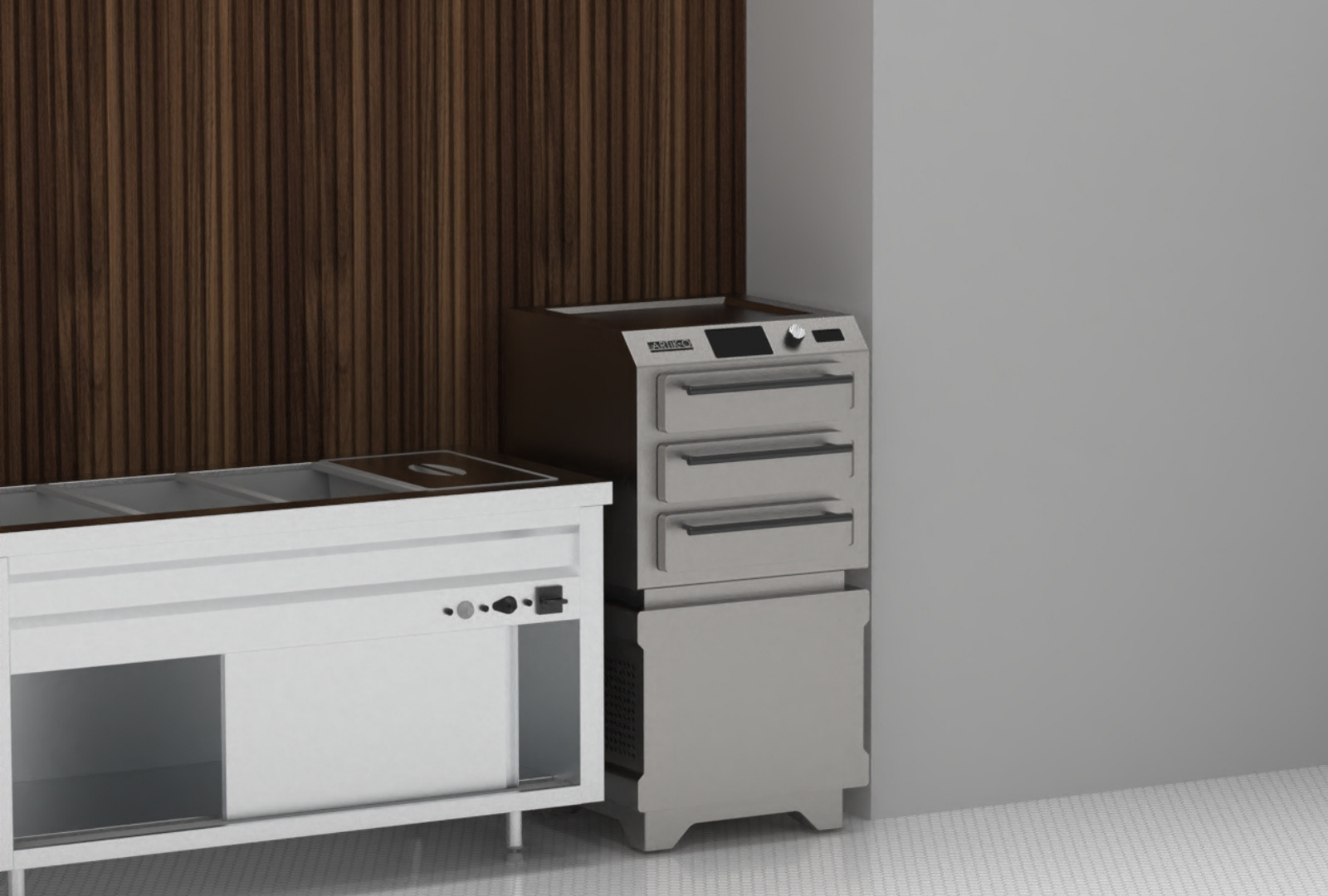 Render del ultracongelador ARTIK·O